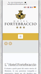 Mobile Screenshot of hotelfortebraccio.it